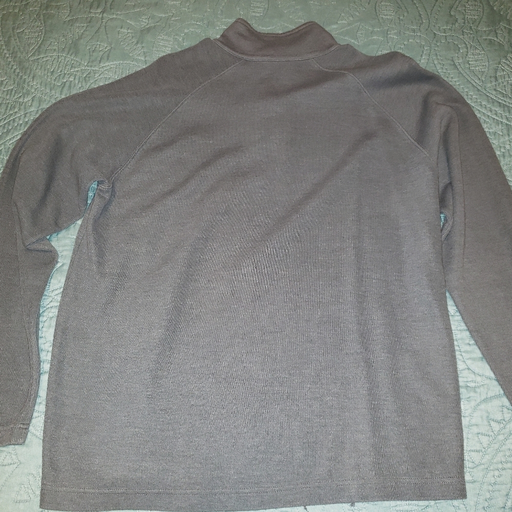 Gap Pull Over Zip And Button Shirt - image 4